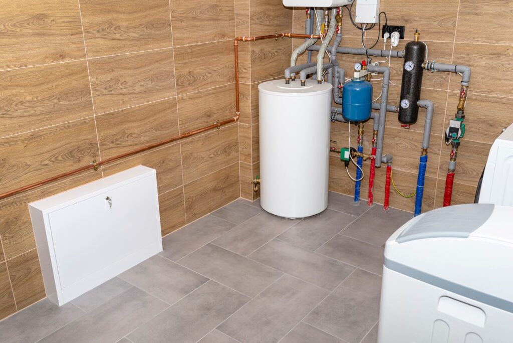 Residential water heater and plumbing system installed in Fayetteville